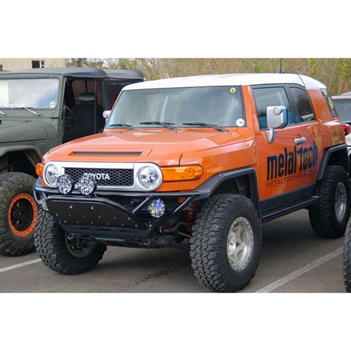 Metal-Tech FJ Cruiser Front Tube Bumper W/Bash Plate - Click Image to Close