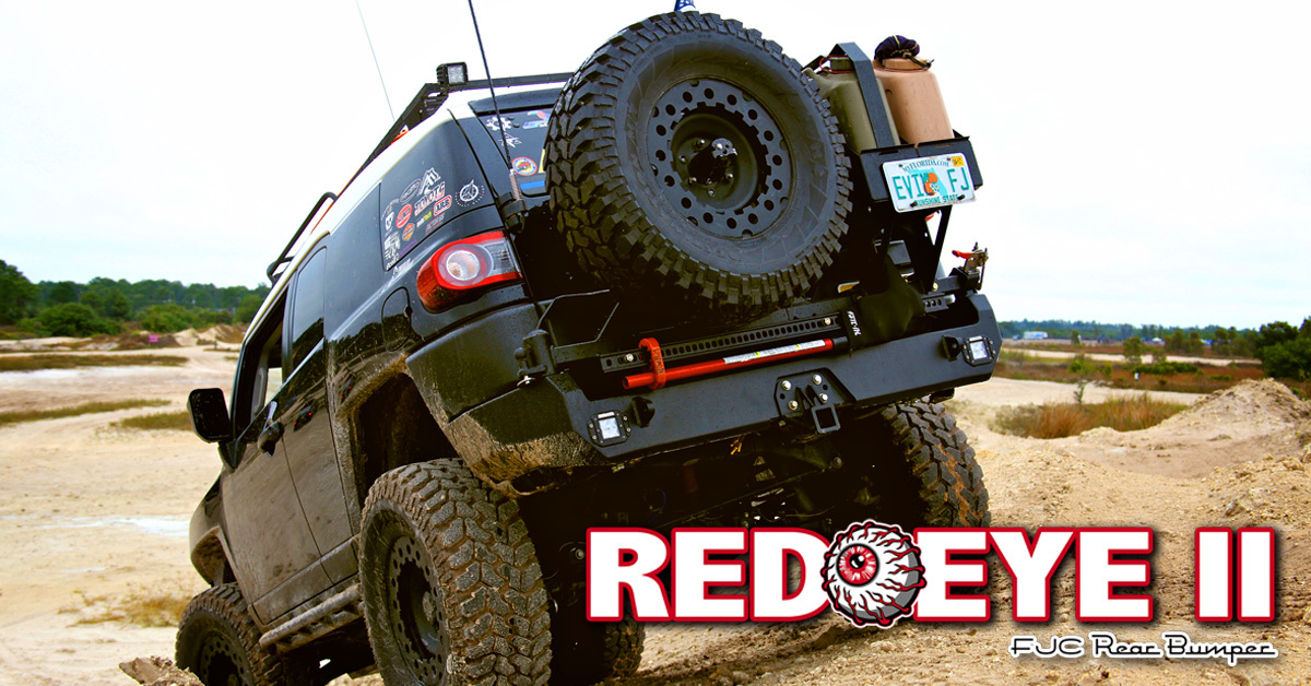 Metal-Tech Red Eye II Full Shell FJ Cruiser Rear Swing Out Bumper Stage 2