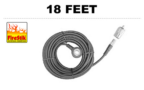 18' Firestik - MU8R18 - 2-Piece "EZ-Install" Single Coax - Click Image to Close