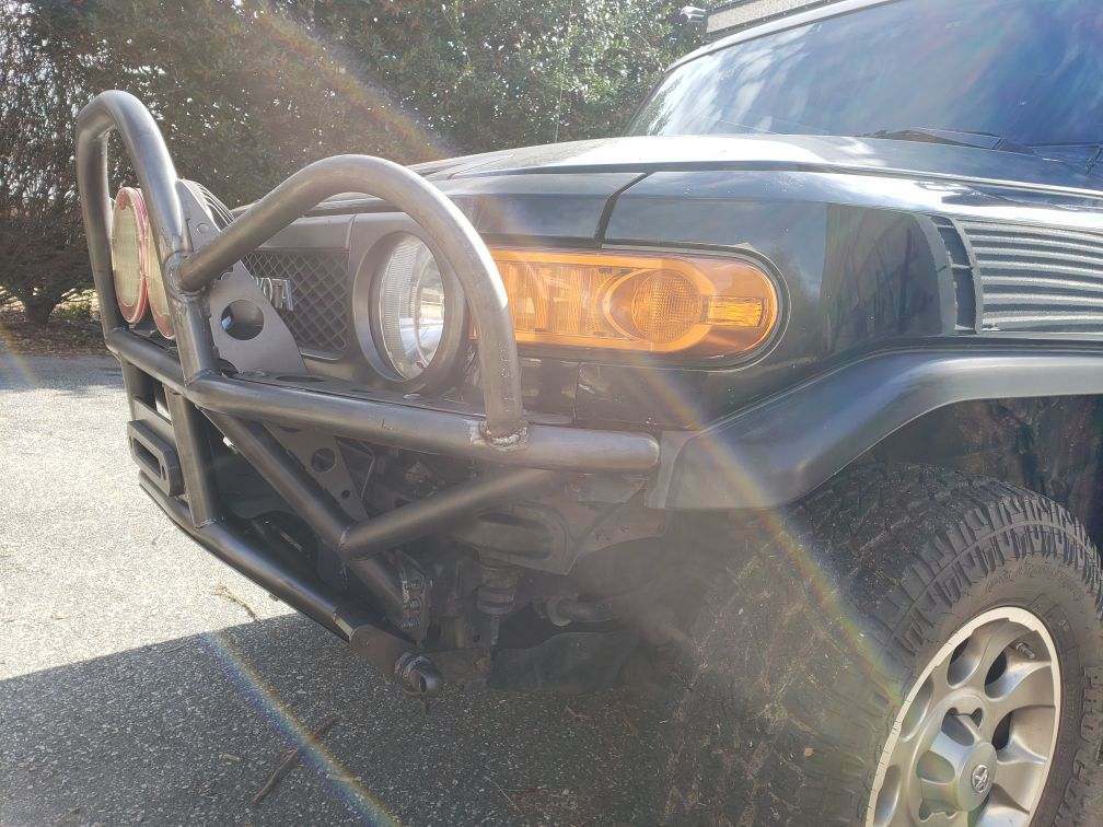 Orange Boxx FJ Cruiser Tube Bumper with Stinger