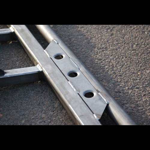 OPOR FJ Cruiser Sliders (RAW Steel) - Click Image to Close