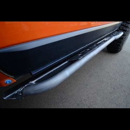 OPOR FJ Cruiser Sliders (RAW Steel) - Click Image to Close