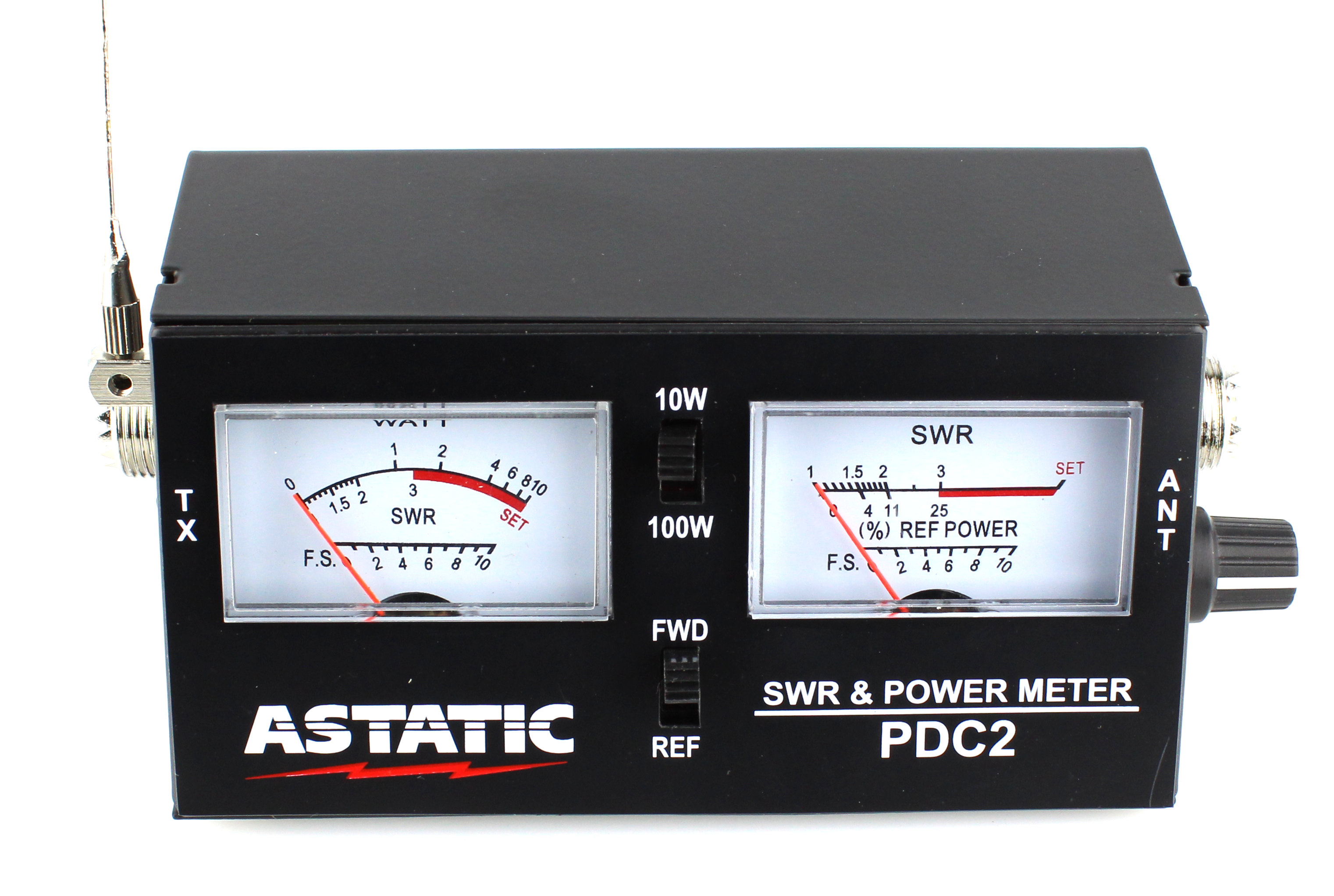 Astatic PDC2 - 100 Watt Power & SWR Meter - Click Image to Close