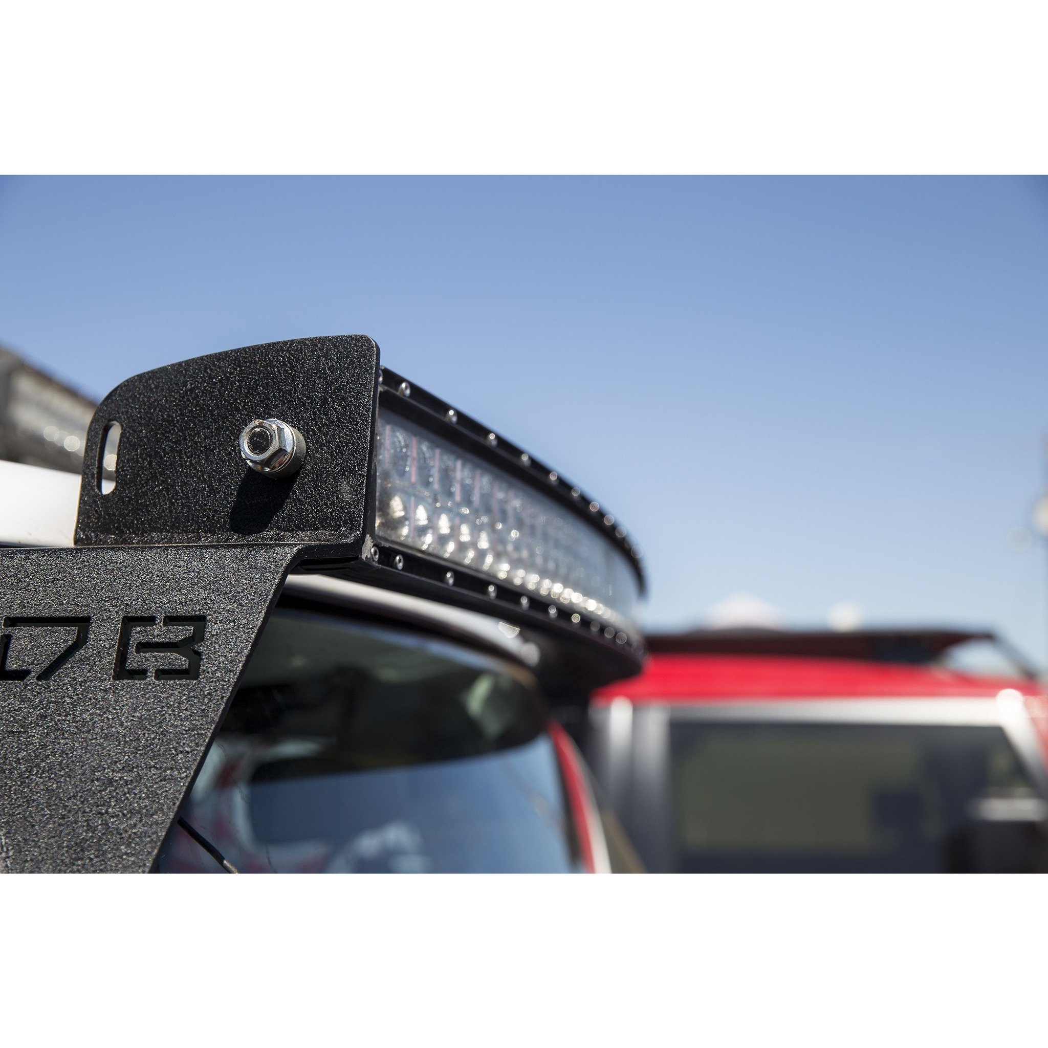 DB Customz LED Curved Bar Pillar Aluminum Pillar Mounts; 2007-2014 FJ Cruiser