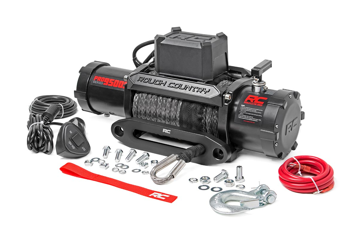 Rough Country 9500LB Pro Series Electric Winch | Steel Cable FREE SHIPPING - Click Image to Close