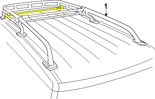 FJ Cruiser Replacement Crossbar for Roof Rack - Adjustable