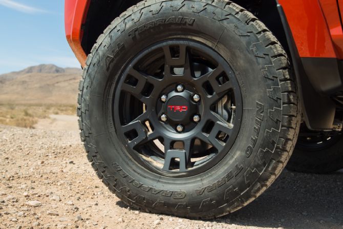 Toyota TRD Pro style Black 17" x 7 Wheel