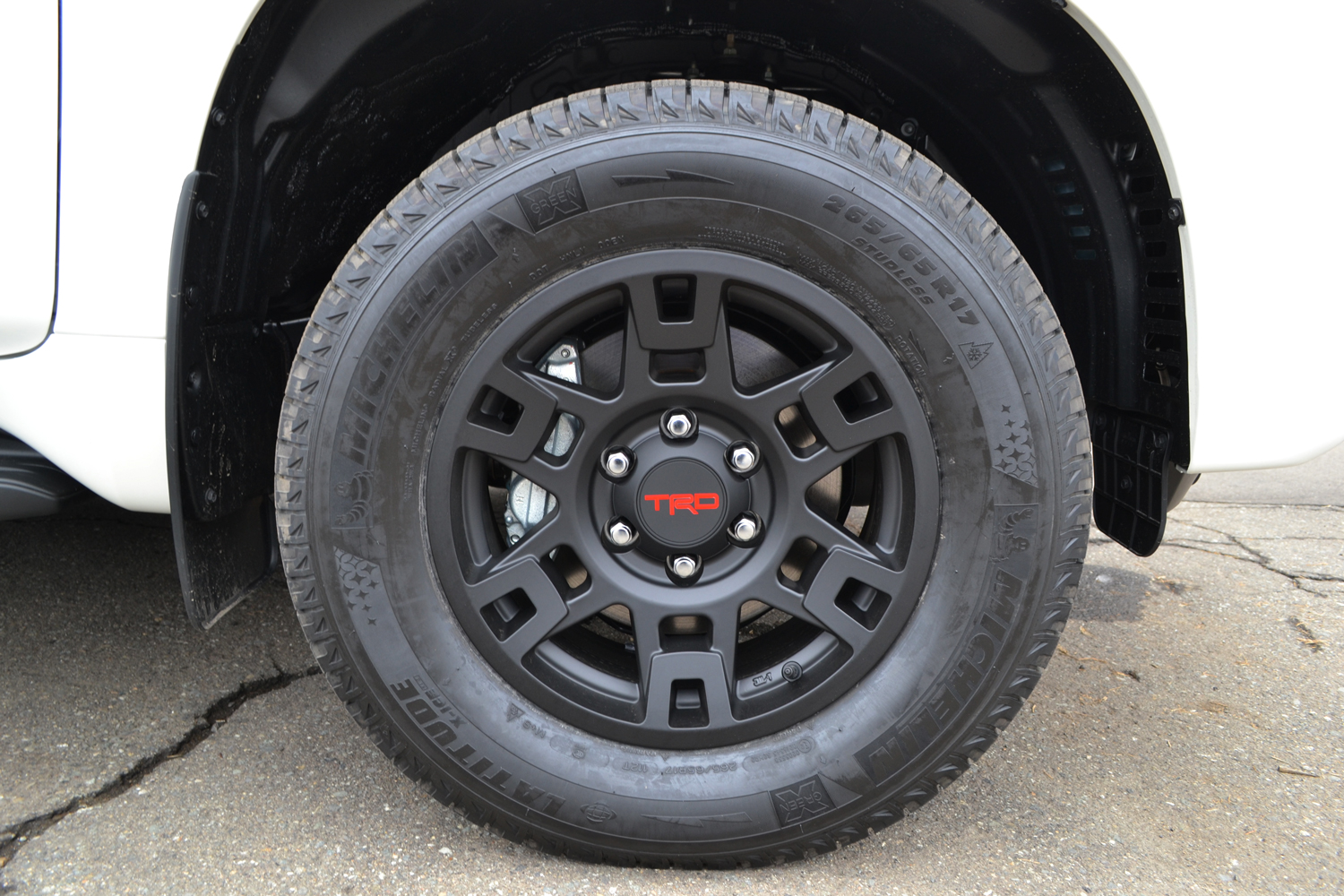 Toyota TRD Pro style Black 17" x 7 Wheel - Click Image to Close