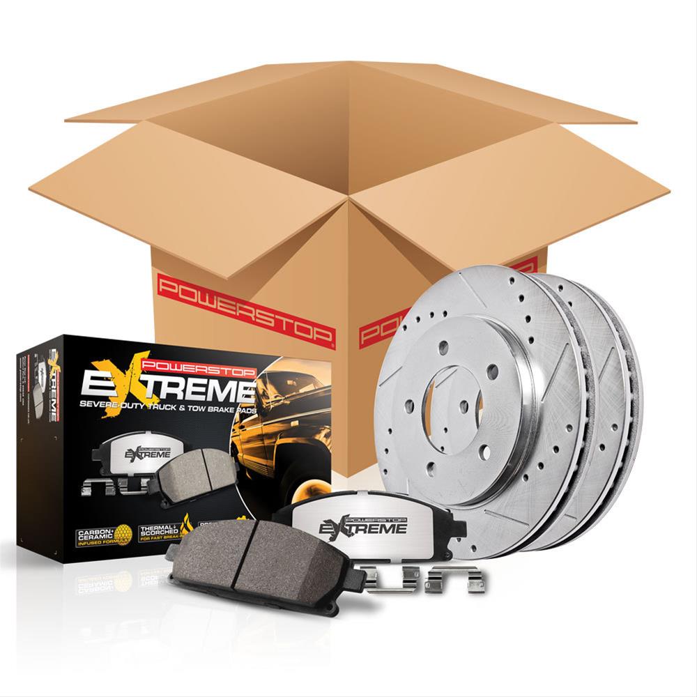 Power Stop Z36 truck & tow Brake Kit - FRONT 2007-2014