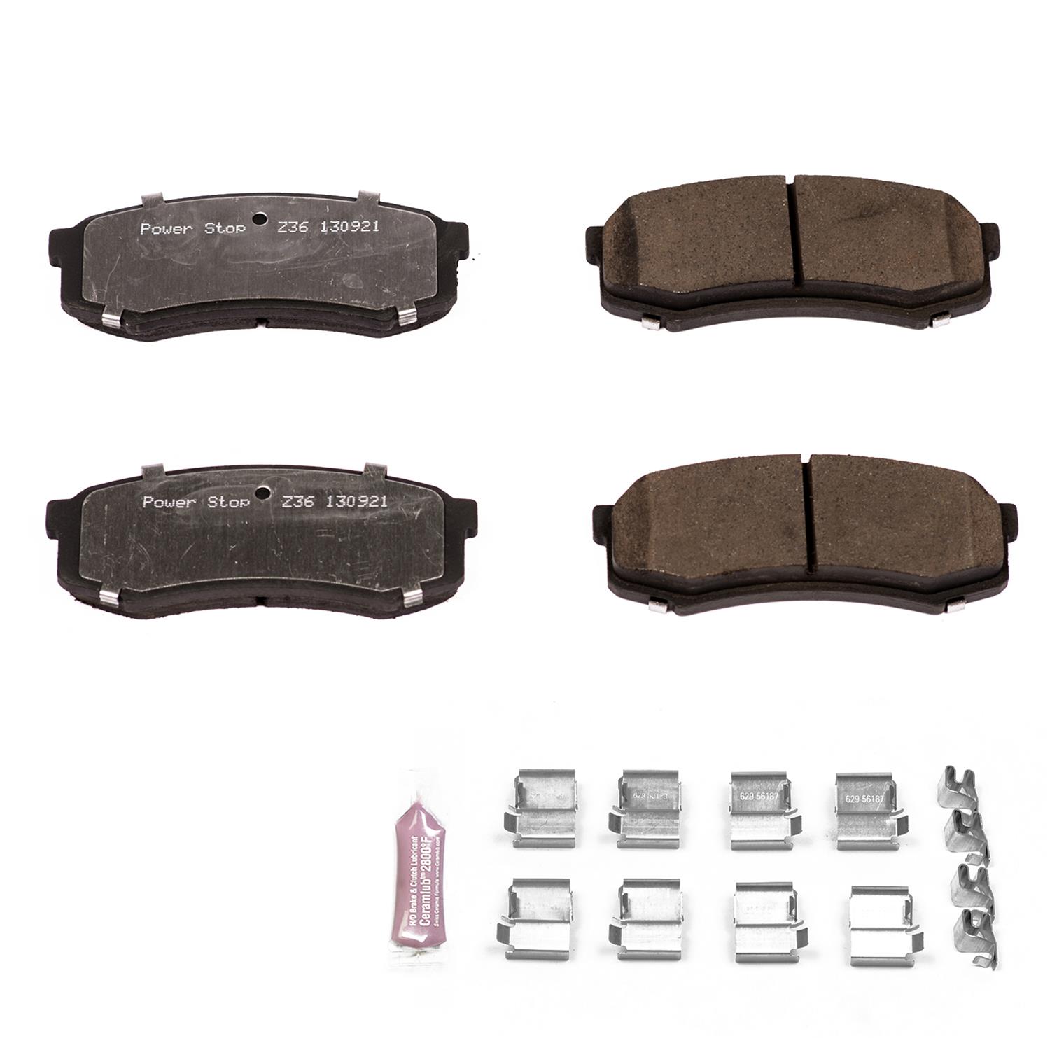 Power Stop Brake Pads Set Rear 2007+