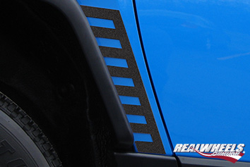 Real Wheels Front Lower Accent Trim Black Real Wheels Front Lower Accent Trim Black