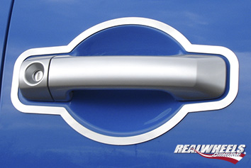 Real Wheels Stainless Steel Door Handles Surrounds Real Wheels Stainless Steel Door Handles Surrounds