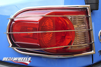 Real Wheels Tail Light Guards Stainless Steel Real Wheels Tail Light Guards Stainless Steel