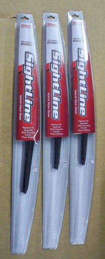 Toyota FJ SIGHTLINE Front Wiper Blades , Complete Front Set - OEM - Click Image to Close