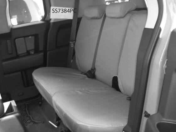 Covercraft SeatSaver REAR Seat Protector - Charcoal