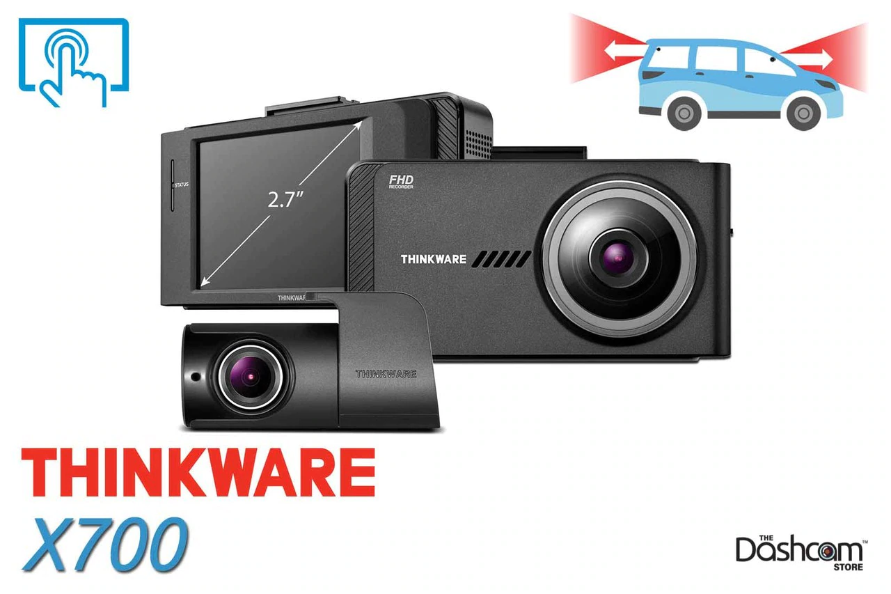 Thinkware X700 Full HD 1/2CH Dash Cam With 2.7" Touchscreen Thinkware X700 Full HD 1/2CH Dash Cam With 2.7" Touchscreen