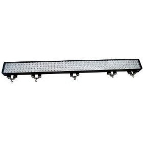 6" XMITTER DOUBLE BAR BLACK 16 3W LED'S EURO