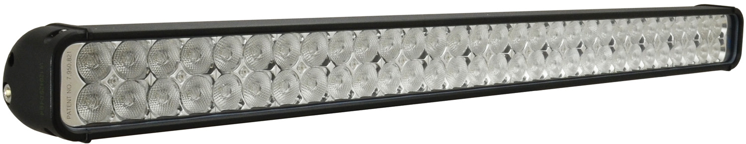 32" XMITTER LED BAR BLACK 60 3W LED'S FLOOD - Click Image to Close