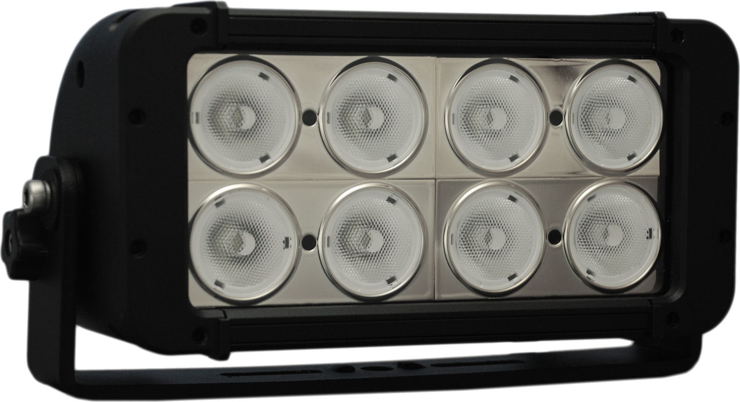 8" EVO PRIME DOUBLE LED BAR BLACK 8 10W LED'S WIDE