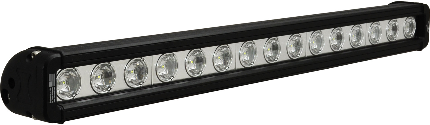 20" XMITTER LOW PROFILE BLACK 15 3W LED'S 10ç NARROW - Click Image to Close