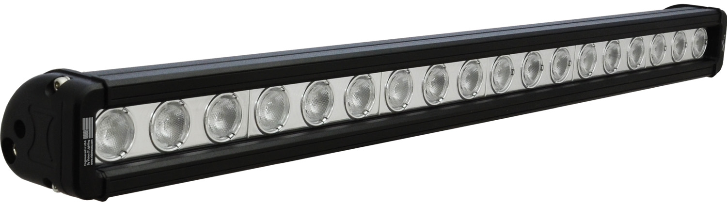 24" XMITTER LOW PROFILE BLACK 18 3W LED'S 40ç WIDE