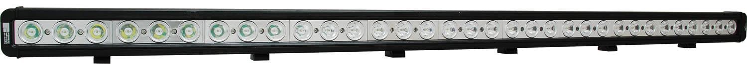 42" XMITTER LOW PROFILE BLACK 33 3W LED'S 10ç NARROW - Click Image to Close