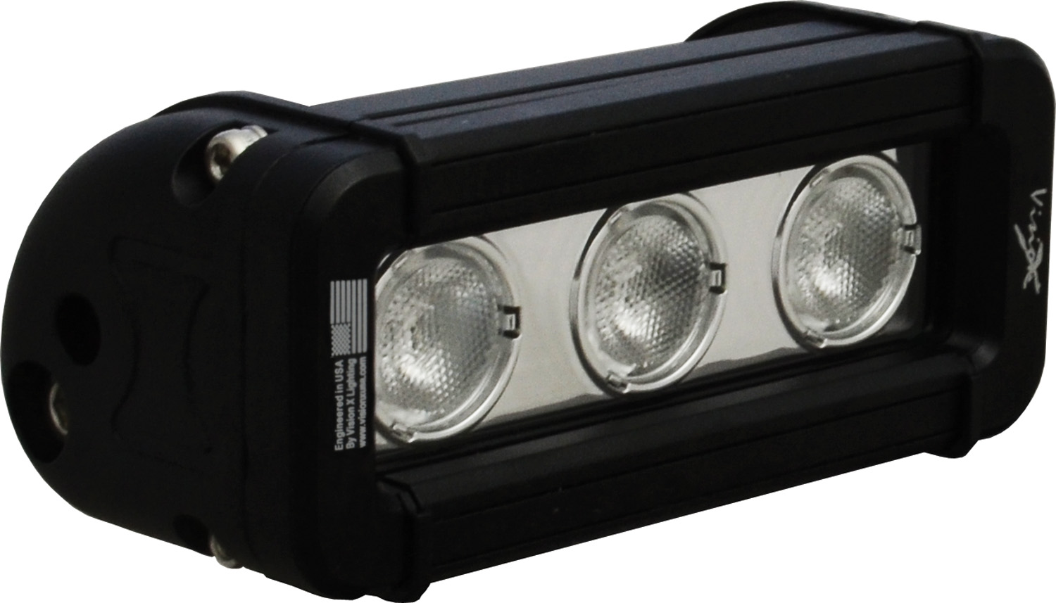 5" XMITTER LOW PROFILE BLACK 3 3W LED'S 40ç WIDE