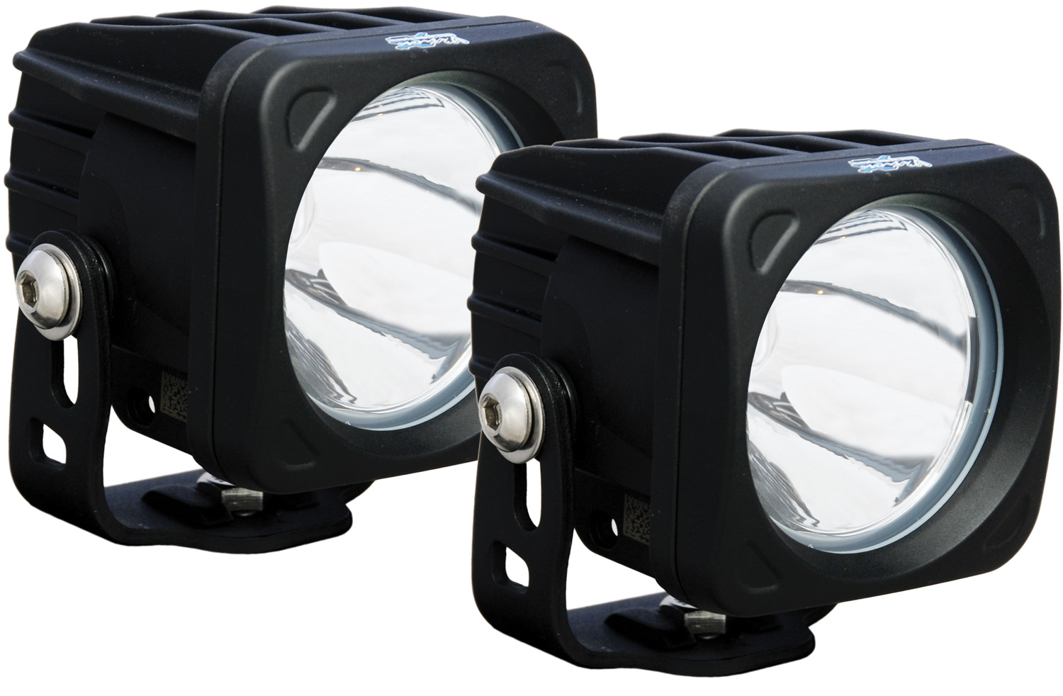 OPTIMUS SQUARE BLACK 1 10W LED 10° NARROW KIT OF 2 LIGHTS