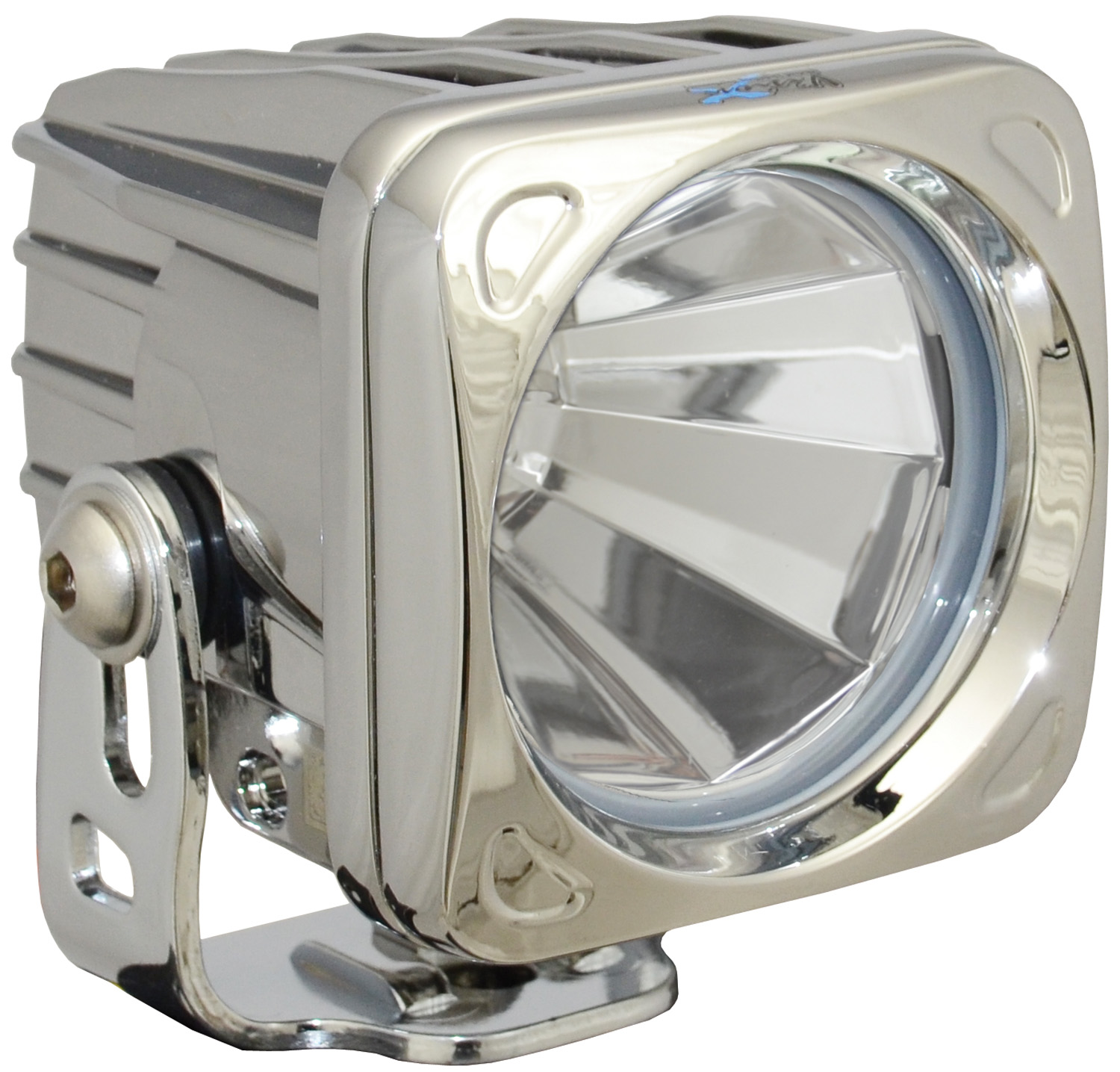 OPTIMUS SQUARE CHROME 1 10W LED 60° FLOOD - Click Image to Close