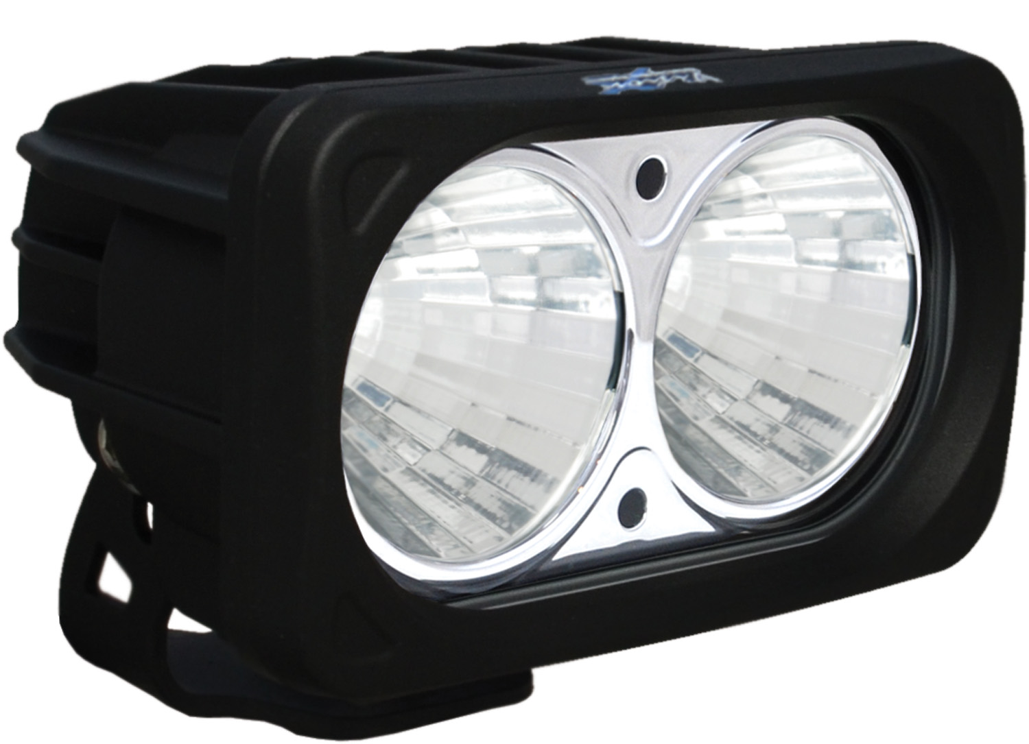 OPTIMUS SQUARE BLACK 2 10W LEDS 20° MEDIUM - Click Image to Close