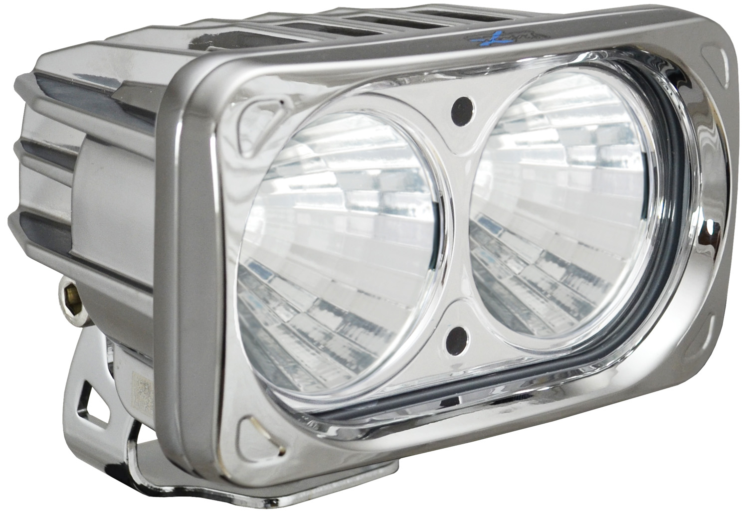 OPTIMUS SQUARE CHROME 2 10W LEDS 20° MEDIUM