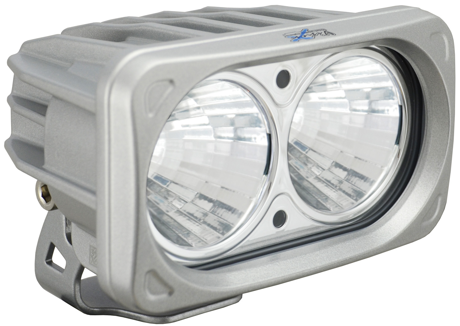 OPTIMUS SQUARE SILVER 2 10W LEDS 20° MEDIUM - Click Image to Close