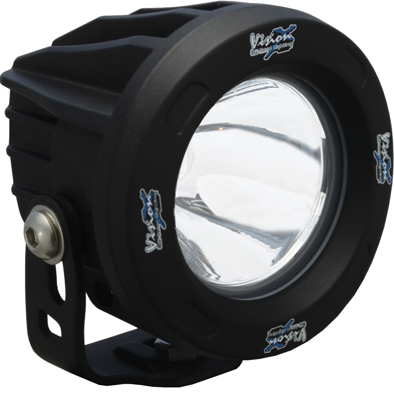 OPTIMUS ROUND BLACK 1 10W LED 10ç NARROW - Click Image to Close