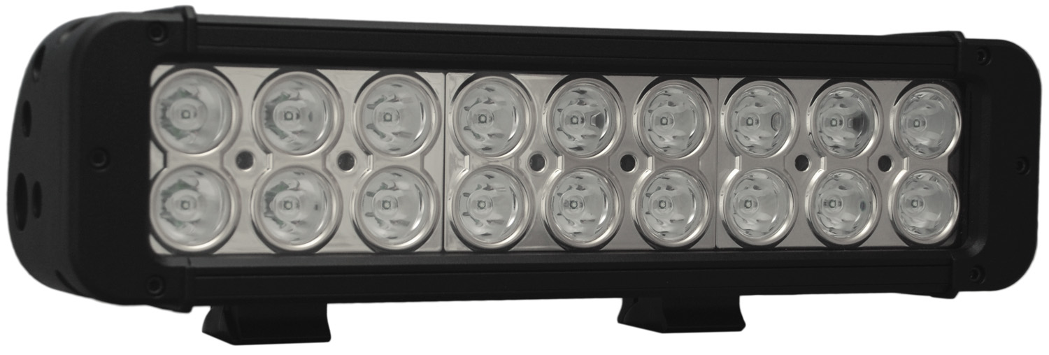 11" XMITTER PRIME LED BAR BLACK EIGHTEEN 3-WATT LED'S 40 DEGREE WIDE BEAM - Click Image to Close