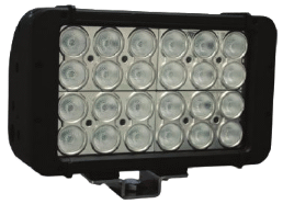 18" XMITTER PRIME DOUBLE STACK LED BAR BLACK SIXTY 3-WATT LED'S 10 DEGREE NARROW BEAM