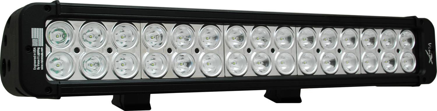 18" XMITTER PRIME LED BAR BLACK THIRTY 3-WATT LED'S 10 DEGREE NARROW BEAM - Click Image to Close