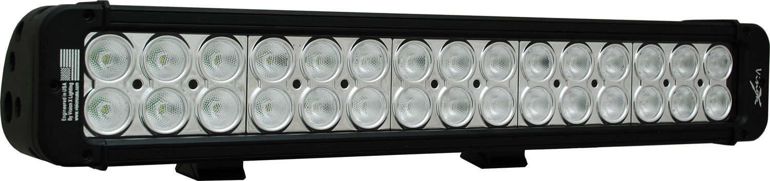 18" XMITTER PRIME LED BAR BLACK THIRTY 3-WATT LED'S 40 DEGREE WIDE BEAM - Click Image to Close