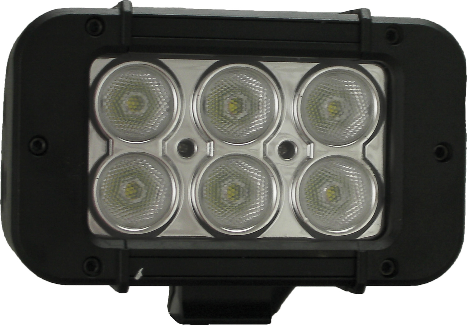 5" XMITTER PRIME LED BAR BLACK SIX 3-WATT LED'S 40 DEGREE WIDE BEAM