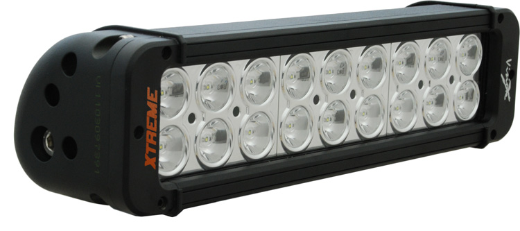 11" Xmitter Prime Xtreme LED Bar Black Eighteen 5-Watt LED's 10 Degree Narrow Beam