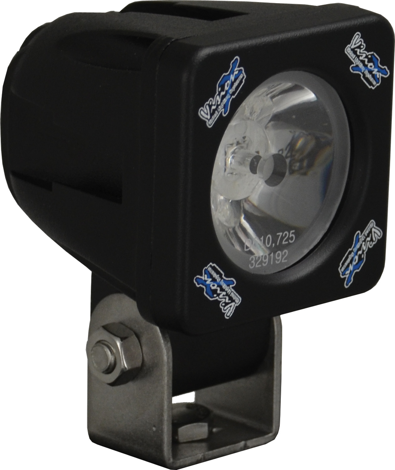 Vision X 2" SOLSTICE SOLO BLACK 10-WATT LED POD 35° WIDE BEAM - Click Image to Close