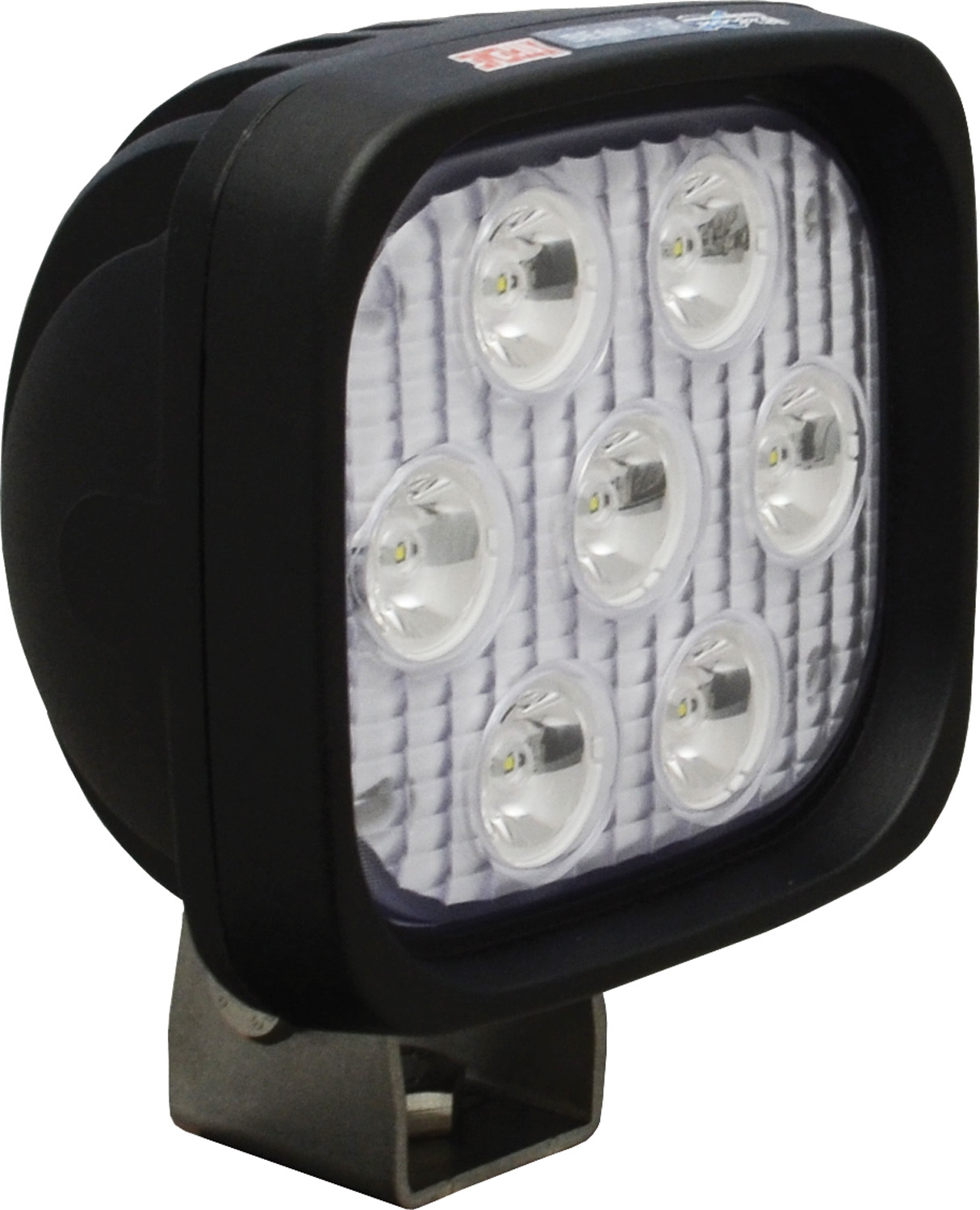 4" SQUARE UTILITY MARKET XTREME BLACK 7 5W LED'S 10ç NARROW - Click Image to Close