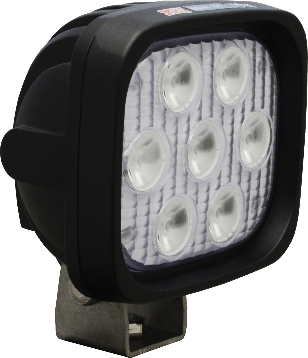 4" SQUARE UTILITY MARKET XTREME BLACK 7 5W LED'S 60ç WIDE