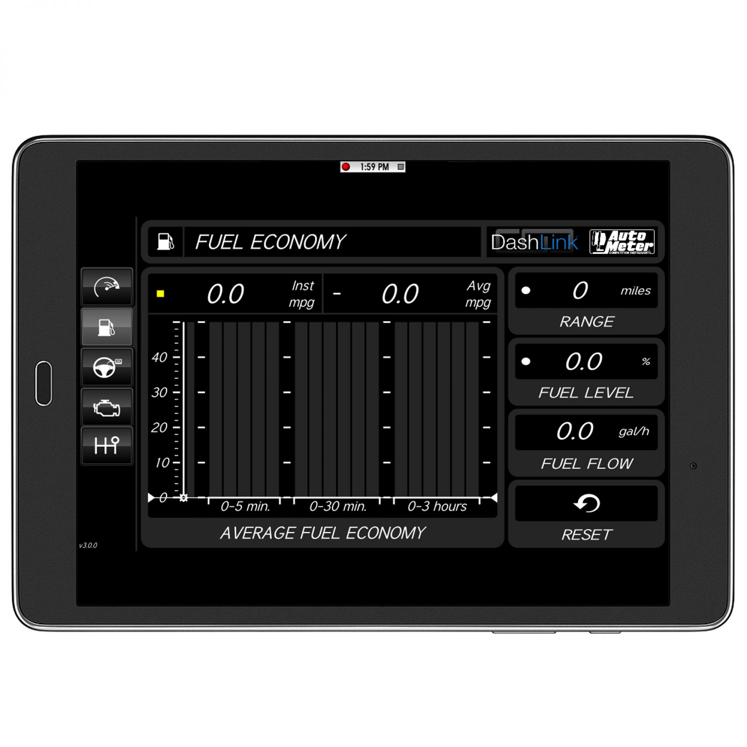 Autometer Dashlink II, OBDII Digital Gauges