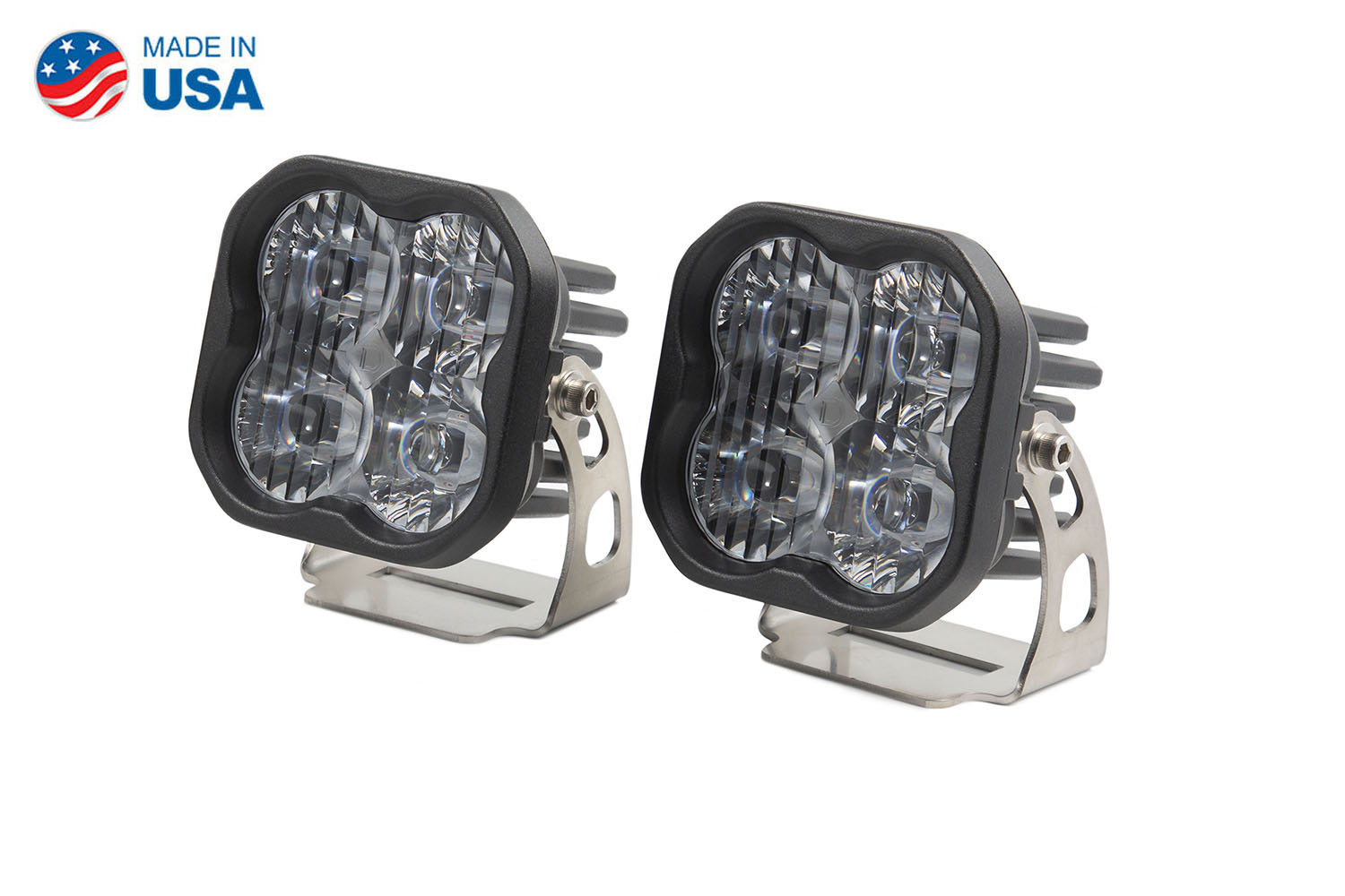 Diode Dynamics Worklight SS3 Pro White SAE Driving Standard (pair) - Click Image to Close