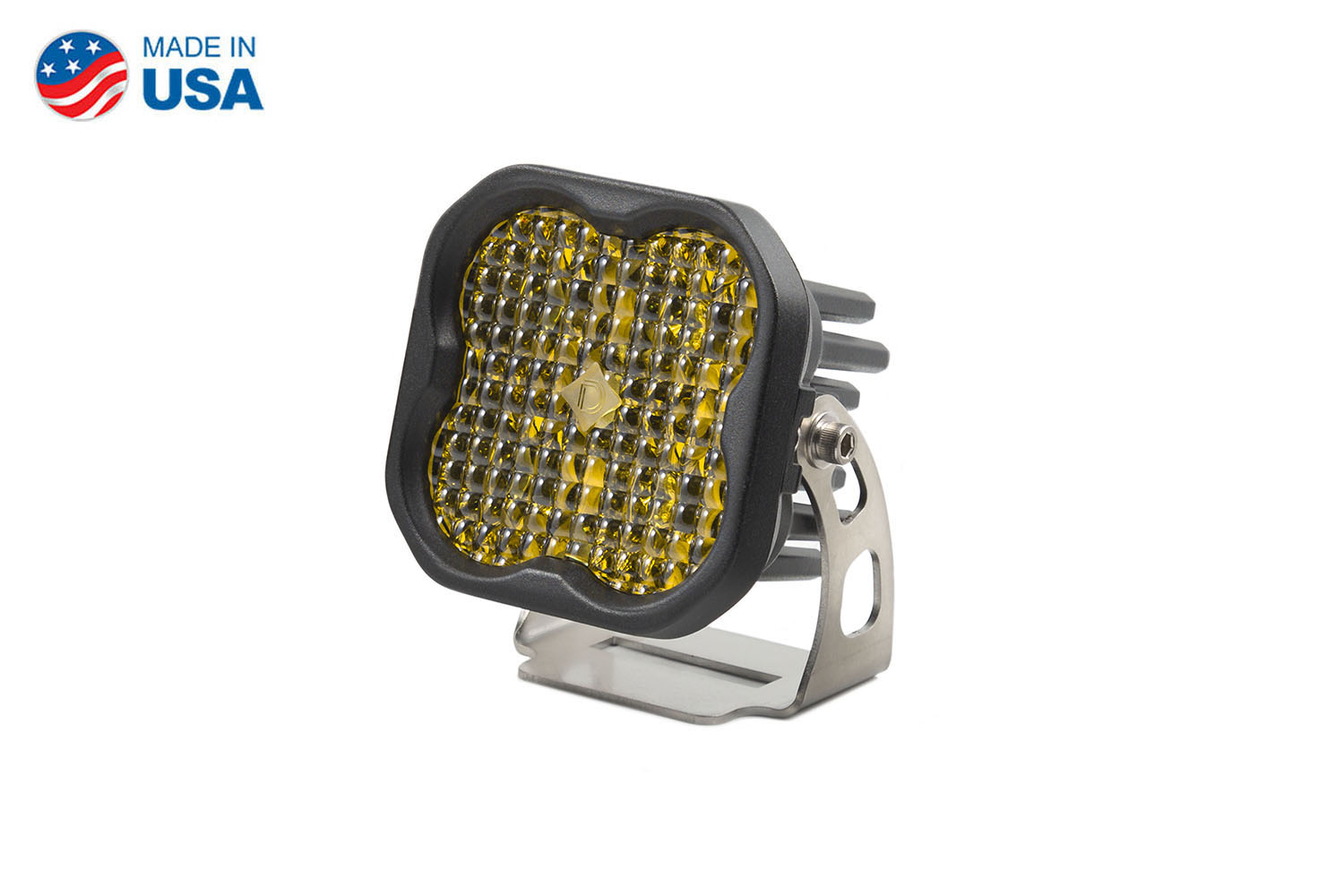 Diode Dynamics Worklight SS3 Sport Yellow Flood Standard (single)