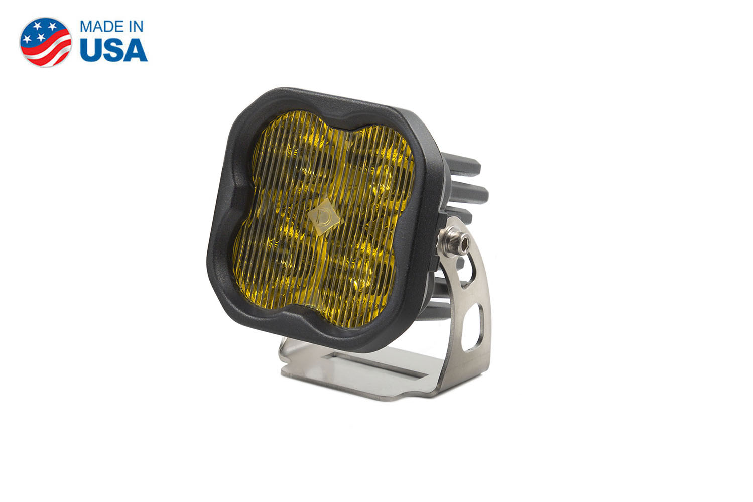 Diode Dynamics Worklight SS3 Pro Yellow SAE Fog Standard (single) - Click Image to Close