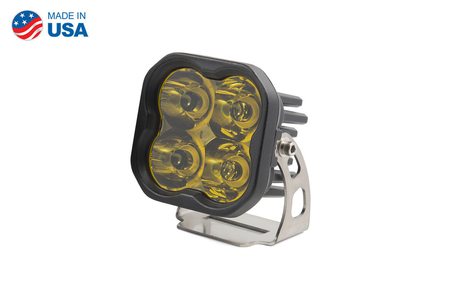 Diode Dynamics Worklight SS3 Sport Yellow Spot Standard (single) - Click Image to Close