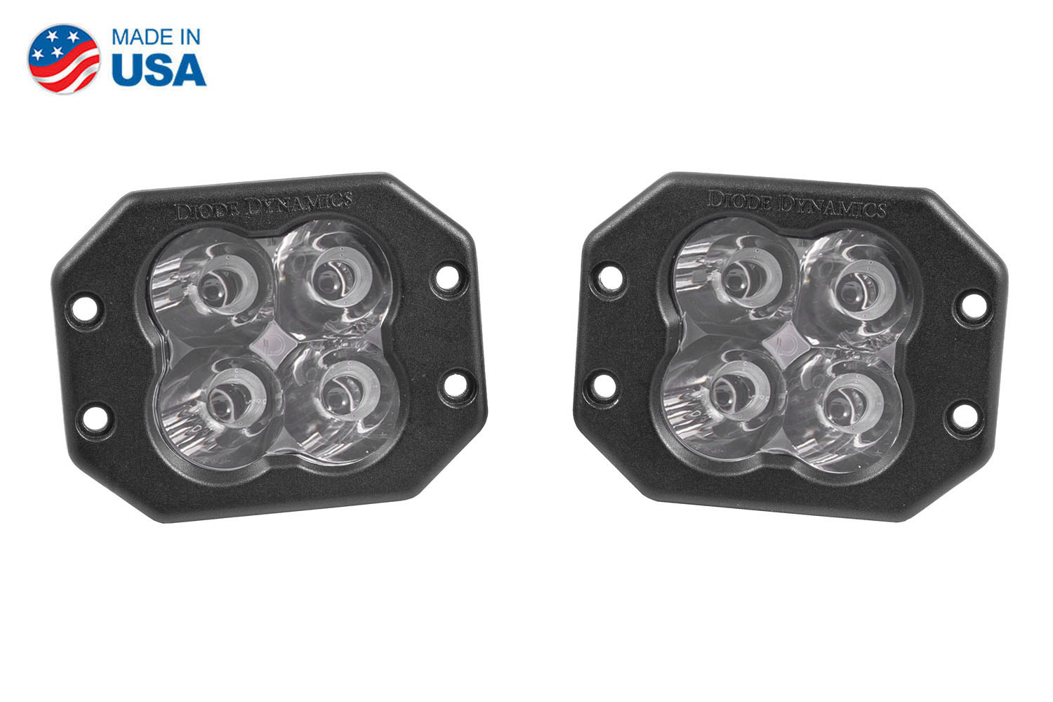 Diode Dynamics Worklight SS3 Sport White Spot Flush (pair)