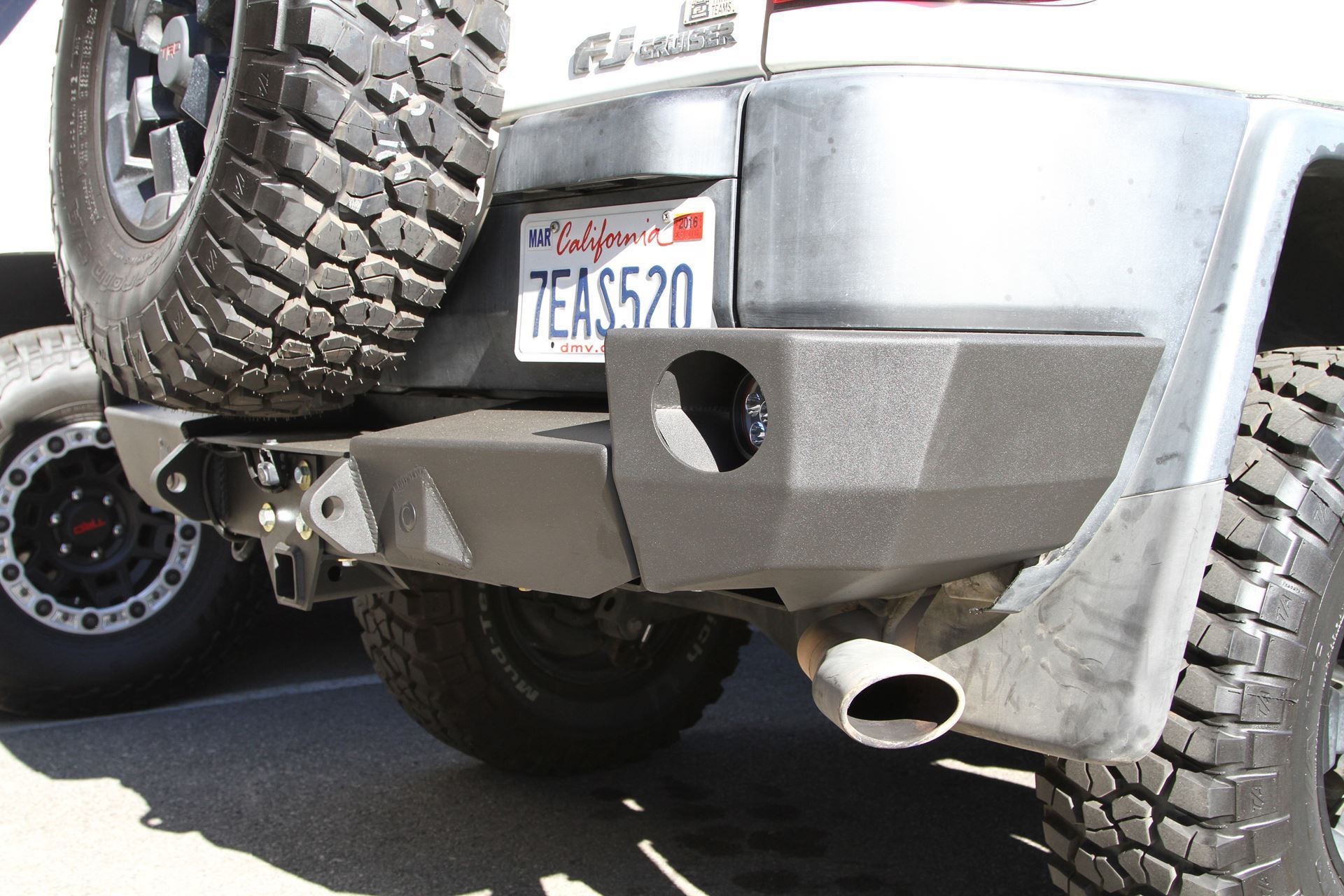 Demello Off Road Fj 3 Piece Aluminum Rear Bumper Do Fjc Rb