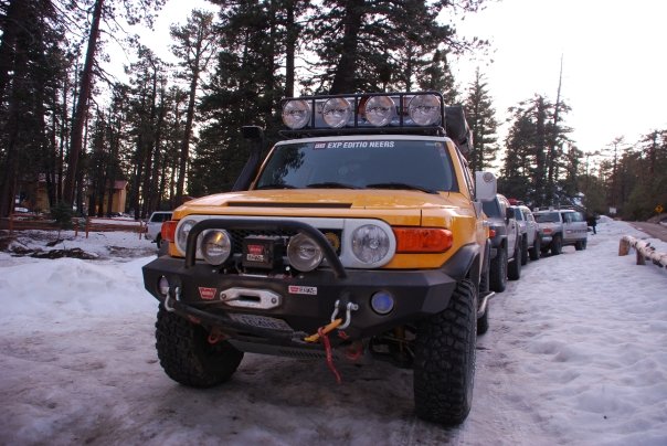 Expedition One Standard Trail Series Front Bumper with Hoop for FJ Cruiser